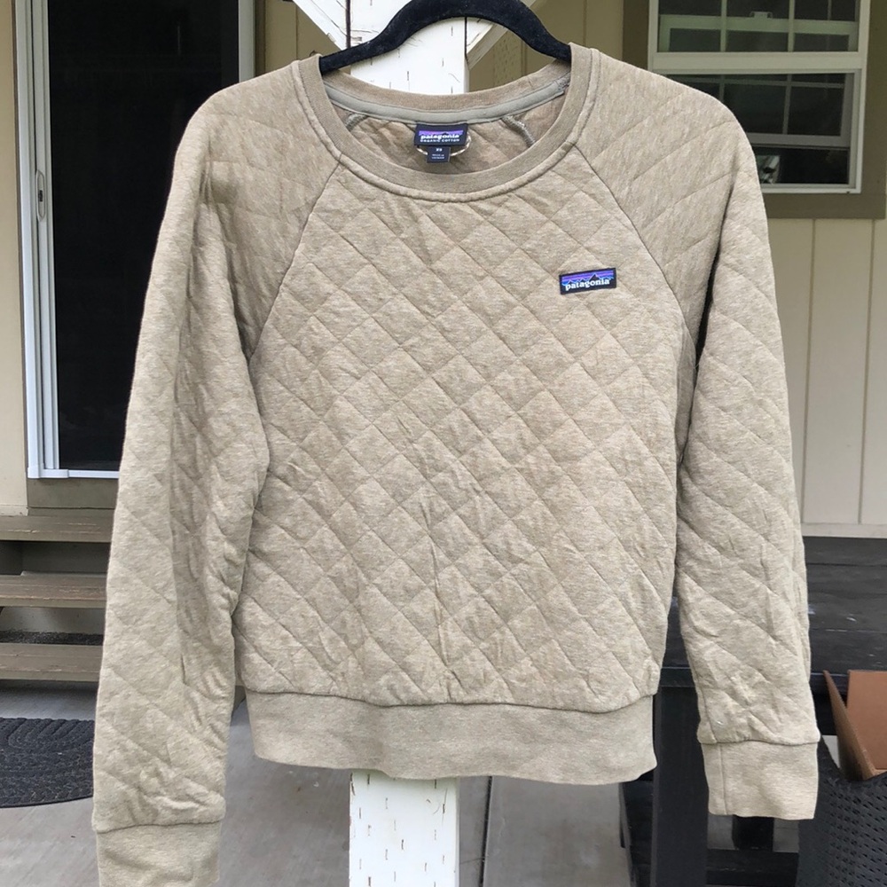 Patagonia quilted sweatshirt